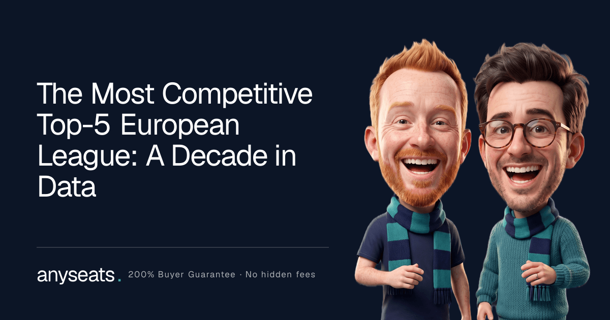 The Most Competitive Top-5 European League: A Decade in Data
